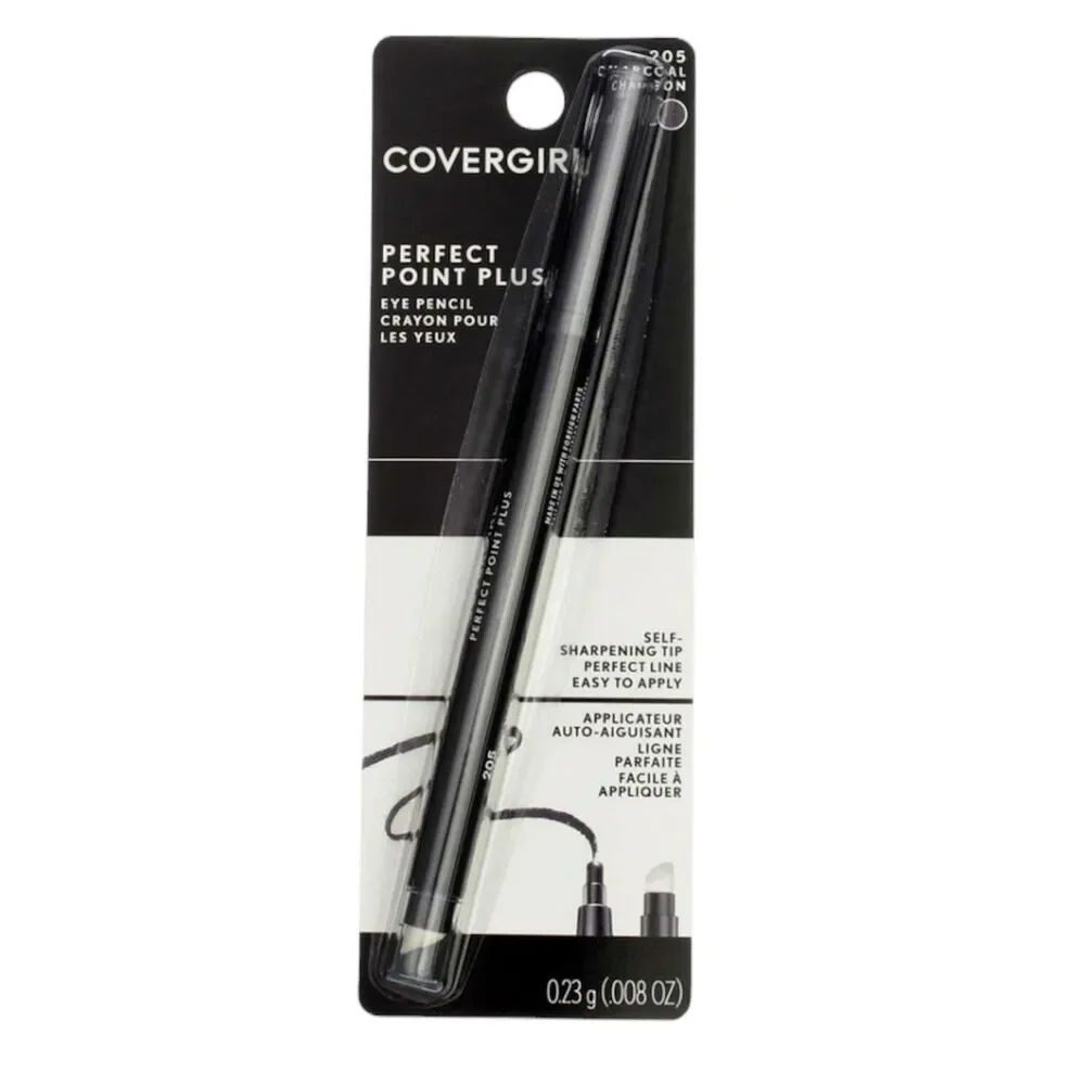 3x CoverGirl Perfect Point Plus Eye Pencil - 205 Charcoal